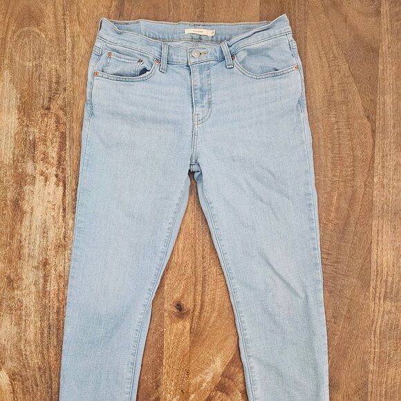 Levis Jeans Womens 29x27 Boyfriend Light Wash - Picture 2 of 7